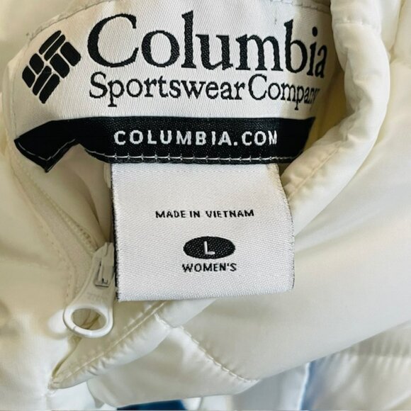 UNC Carolina Tarheels Columbia Reversible Puffer Vest Zip Front Large - Picture 6 of 6